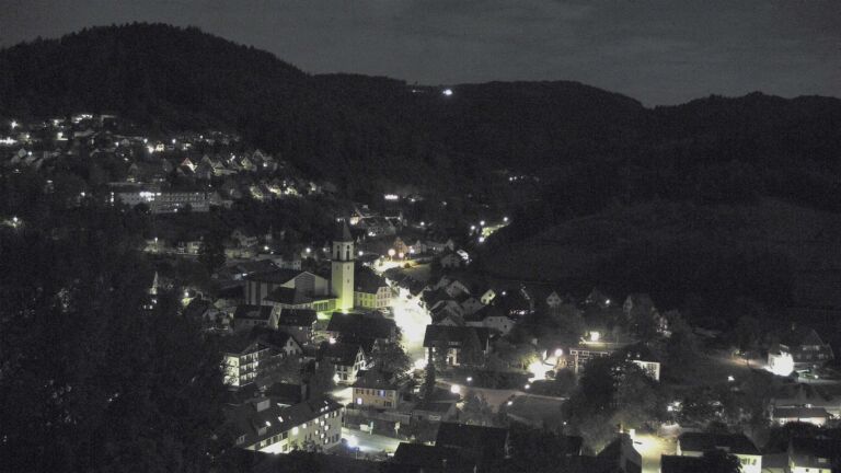 Dieses Bild zeigt eine Webcam-Aufnahme von Ottenhöfen, aufgenommen am Montag, den 28.09.2026 um 06:00 Uhr