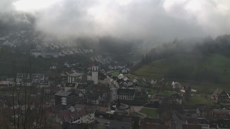 Dieses Bild zeigt eine Webcam-Aufnahme von Ottenhöfen, aufgenommen am Sonntag, den 29.03.2026 um 10:00 Uhr