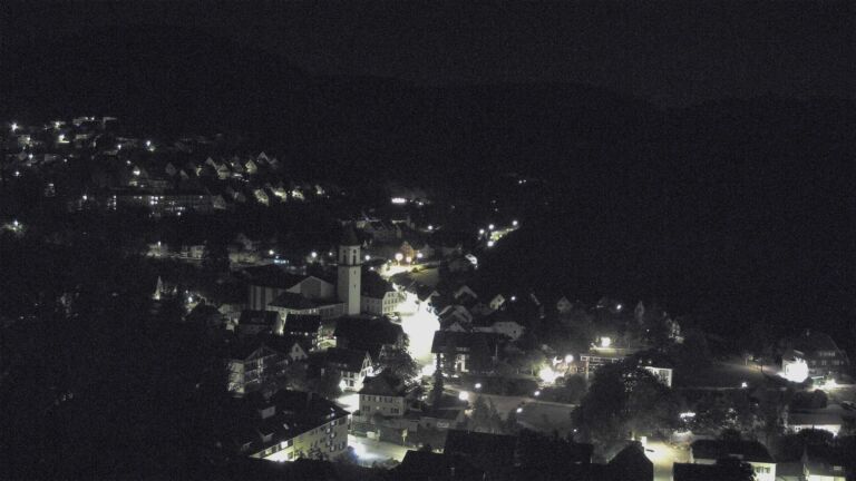 Dieses Bild zeigt eine Webcam-Aufnahme von Ottenhöfen, aufgenommen am Dienstag, den 08.09.2026 um 00:30 Uhr