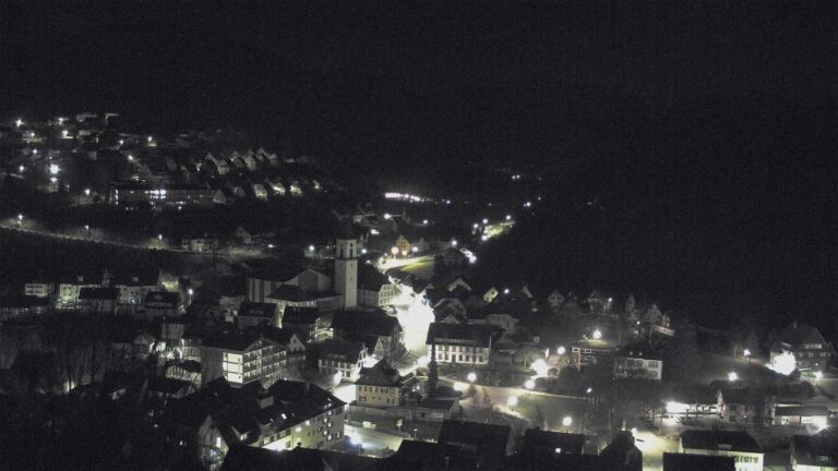 Dieses Bild zeigt eine Webcam-Aufnahme von Ottenhöfen, aufgenommen am Freitag, den 27.03.2026 um 04:30 Uhr