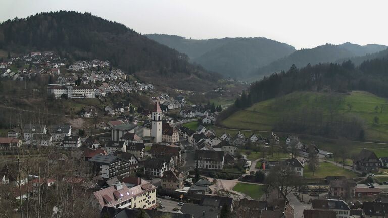 Dieses Bild zeigt eine Webcam-Aufnahme von Ottenhöfen, aufgenommen am Freitag, den 06.03.2026 um 14:50 Uhr