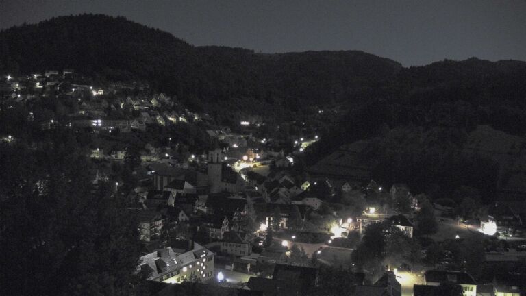 Dieses Bild zeigt eine Webcam-Aufnahme von Ottenhöfen, aufgenommen am Samstag, den 26.09.2026 um 02:00 Uhr