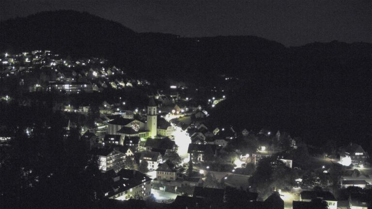Dieses Bild zeigt eine Webcam-Aufnahme von Ottenhöfen, aufgenommen am Donnerstag, den 17.09.2026 um 20:50 Uhr