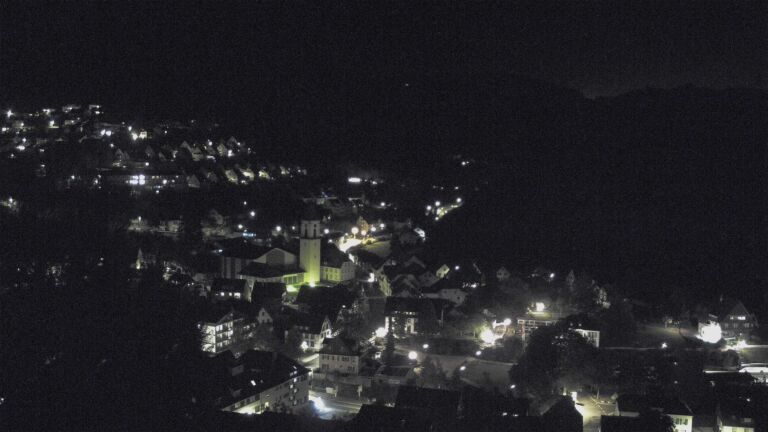 Dieses Bild zeigt eine Webcam-Aufnahme von Ottenhöfen, aufgenommen am Sonntag, den 13.09.2026 um 22:30 Uhr