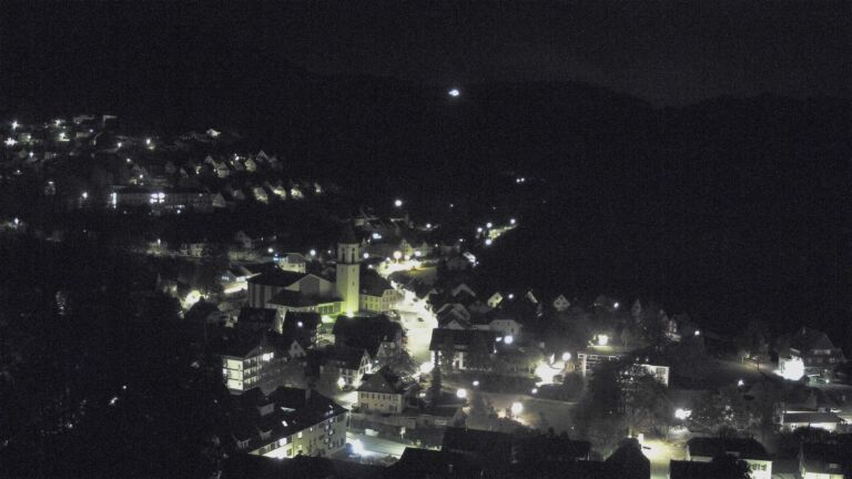 Dieses Bild zeigt eine Webcam-Aufnahme von Ottenhöfen, aufgenommen am Samstag, den 24.10.2026 um 06:10 Uhr