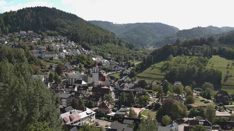 Dieses Bild zeigt eine Webcam-Aufnahme von Ottenhöfen, aufgenommen am Dienstag, den 22.09.2026 um 14:20 Uhr
