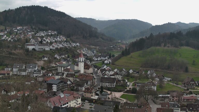 Dieses Bild zeigt eine Webcam-Aufnahme von Ottenhöfen, aufgenommen am Montag, den 23.03.2026 um 12:40 Uhr