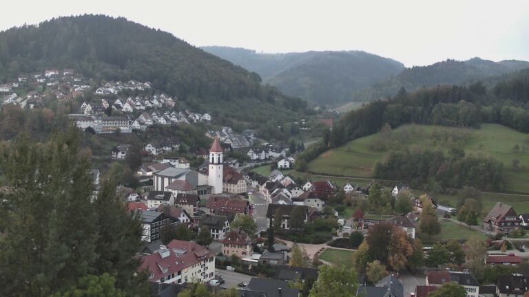Dieses Bild zeigt eine Webcam-Aufnahme von Ottenhöfen, aufgenommen am Dienstag, den 20.10.2026 um 07:40 Uhr