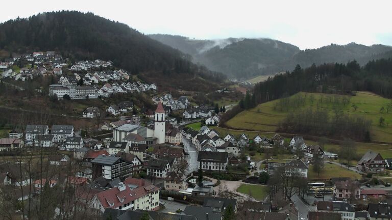 Dieses Bild zeigt eine Webcam-Aufnahme von Ottenhöfen, aufgenommen am Mittwoch, den 11.02.2026 um 15:00 Uhr