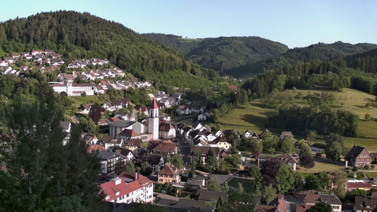 Dieses Bild zeigt eine Webcam-Aufnahme von Ottenhöfen, aufgenommen am Freitag, den 29.05.2026 um 19:30 Uhr