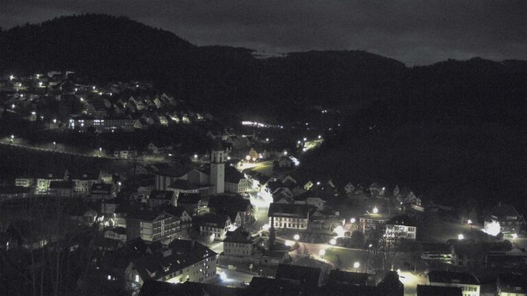 Dieses Bild zeigt eine Webcam-Aufnahme von Ottenhöfen, aufgenommen am Mittwoch, den 01.04.2026 um 02:30 Uhr