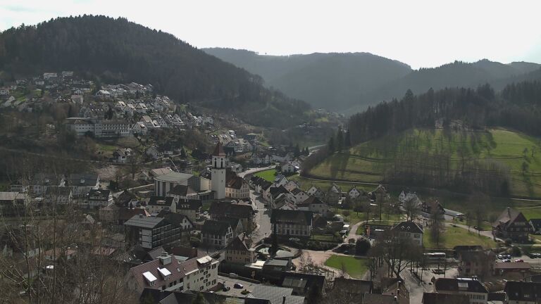 Dieses Bild zeigt eine Webcam-Aufnahme von Ottenhöfen, aufgenommen am Dienstag, den 10.03.2026 um 12:20 Uhr