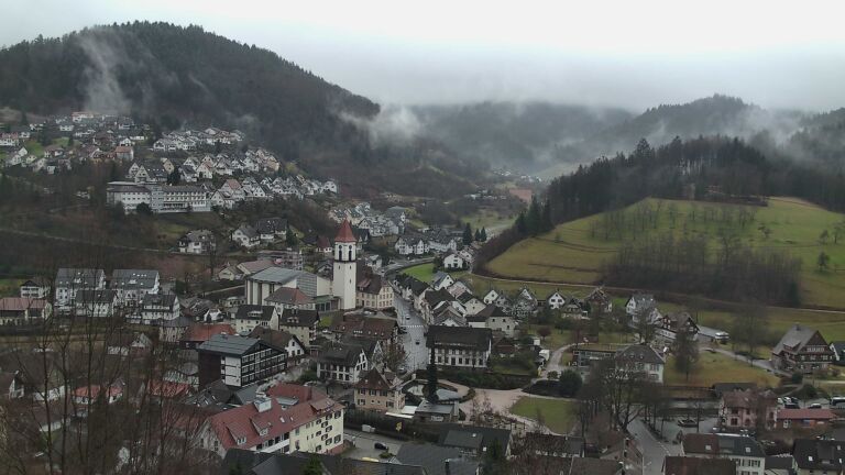 Dieses Bild zeigt eine Webcam-Aufnahme von Ottenhöfen, aufgenommen am Donnerstag, den 29.01.2026 um 12:20 Uhr