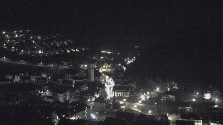 Dieses Bild zeigt eine Webcam-Aufnahme von Ottenhöfen, aufgenommen am Samstag, den 21.02.2026 um 01:30 Uhr