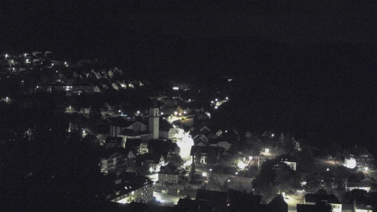 Dieses Bild zeigt eine Webcam-Aufnahme von Ottenhöfen, aufgenommen am Mittwoch, den 19.08.2026 um 02:00 Uhr