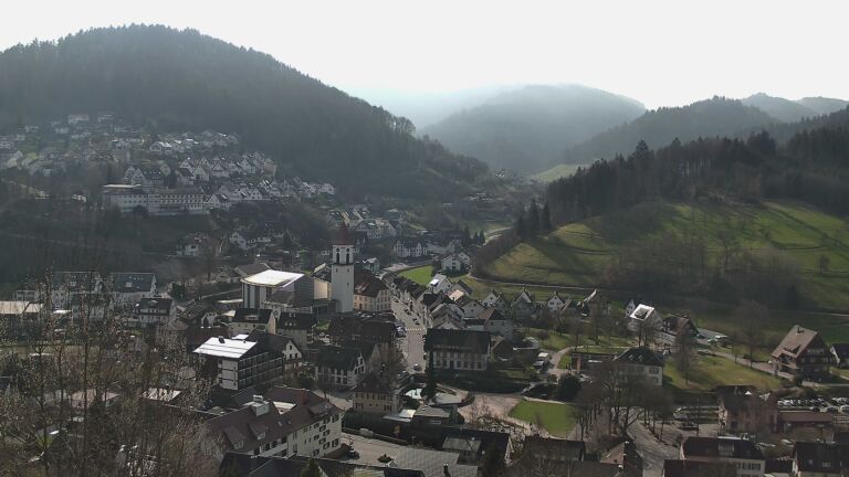 Dieses Bild zeigt eine Webcam-Aufnahme von Ottenhöfen, aufgenommen am Sonntag, den 08.03.2026 um 10:30 Uhr