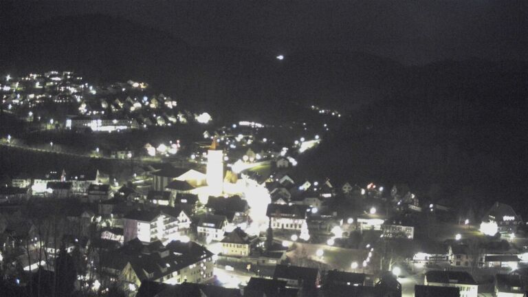 Dieses Bild zeigt eine Webcam-Aufnahme von Ottenhöfen, aufgenommen am Dienstag, den 23.12.2025 um 17:40 Uhr