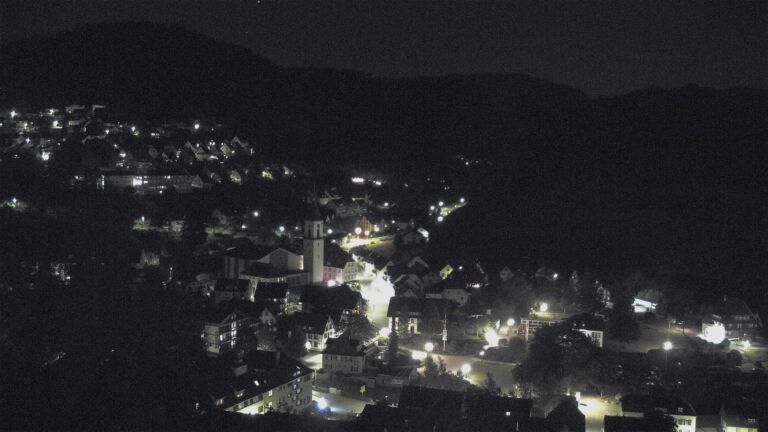 Dieses Bild zeigt eine Webcam-Aufnahme von Ottenhöfen, aufgenommen am Samstag, den 23.05.2026 um 00:00 Uhr