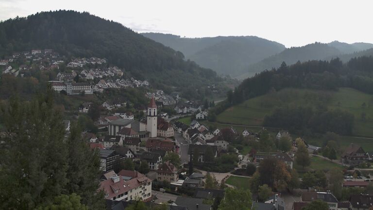 Dieses Bild zeigt eine Webcam-Aufnahme von Ottenhöfen, aufgenommen am Dienstag, den 20.10.2026 um 14:20 Uhr