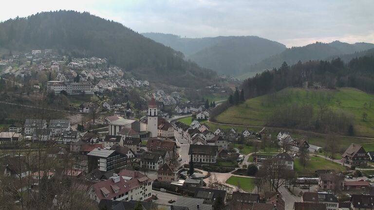 Dieses Bild zeigt eine Webcam-Aufnahme von Ottenhöfen, aufgenommen am Montag, den 23.03.2026 um 11:00 Uhr