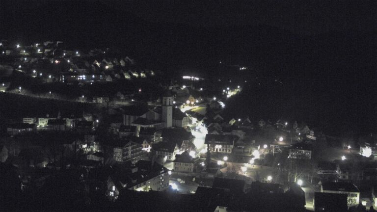 Dieses Bild zeigt eine Webcam-Aufnahme von Ottenhöfen, aufgenommen am Donnerstag, den 18.12.2025 um 02:30 Uhr