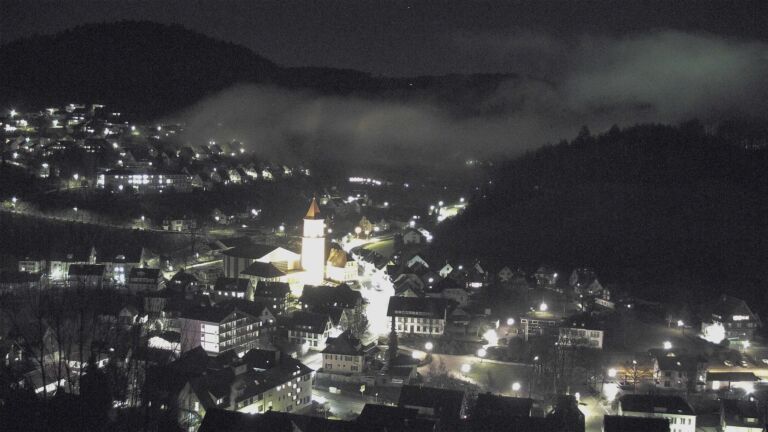 Dieses Bild zeigt eine Webcam-Aufnahme von Ottenhöfen, aufgenommen am Dienstag, den 24.02.2026 um 20:20 Uhr