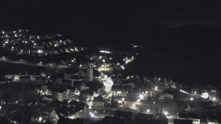 Dieses Bild zeigt eine Webcam-Aufnahme von Ottenhöfen, aufgenommen am Mittwoch, den 24.12.2025 um 00:30 Uhr