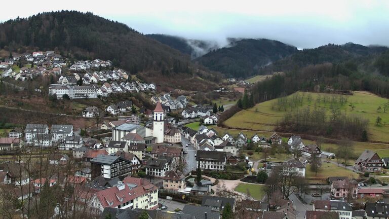 Dieses Bild zeigt eine Webcam-Aufnahme von Ottenhöfen, aufgenommen am Mittwoch, den 11.02.2026 um 10:20 Uhr