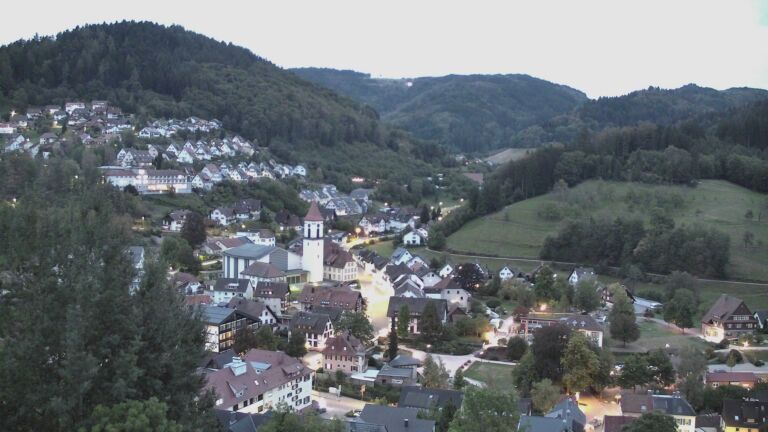 Dieses Bild zeigt eine Webcam-Aufnahme von Ottenhöfen, aufgenommen am Donnerstag, den 24.09.2026 um 06:50 Uhr