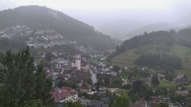 Dieses Bild zeigt eine Webcam-Aufnahme von Ottenhöfen, aufgenommen am Freitag, den 12.06.2026 um 05:50 Uhr