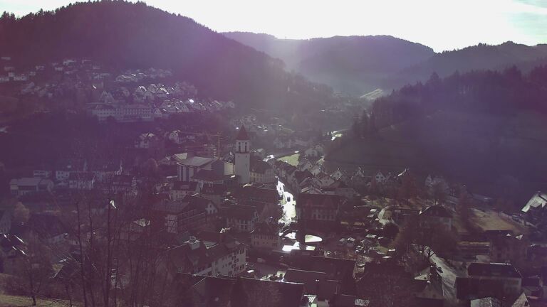 Dieses Bild zeigt eine Webcam-Aufnahme von Ottenhöfen, aufgenommen am Freitag, den 12.12.2025 um 11:10 Uhr