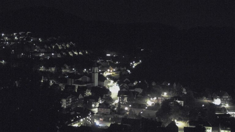 Dieses Bild zeigt eine Webcam-Aufnahme von Ottenhöfen, aufgenommen am Donnerstag, den 17.09.2026 um 04:00 Uhr