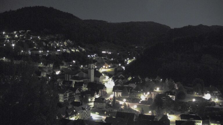 Dieses Bild zeigt eine Webcam-Aufnahme von Ottenhöfen, aufgenommen am Donnerstag, den 30.04.2026 um 00:30 Uhr