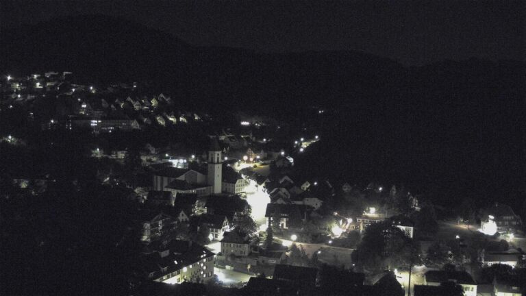 Dieses Bild zeigt eine Webcam-Aufnahme von Ottenhöfen, aufgenommen am Samstag, den 08.08.2026 um 03:00 Uhr