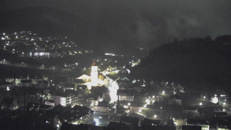Dieses Bild zeigt eine Webcam-Aufnahme von Ottenhöfen, aufgenommen am Mittwoch, den 25.03.2026 um 20:50 Uhr