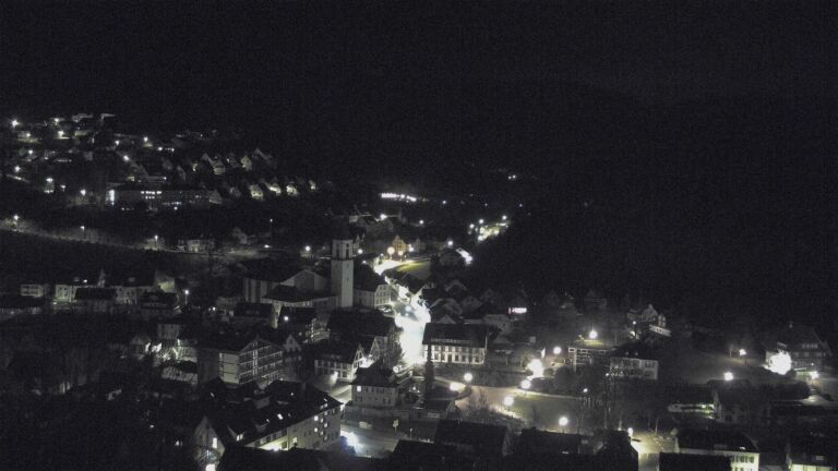 Dieses Bild zeigt eine Webcam-Aufnahme von Ottenhöfen, aufgenommen am Sonntag, den 22.02.2026 um 01:30 Uhr