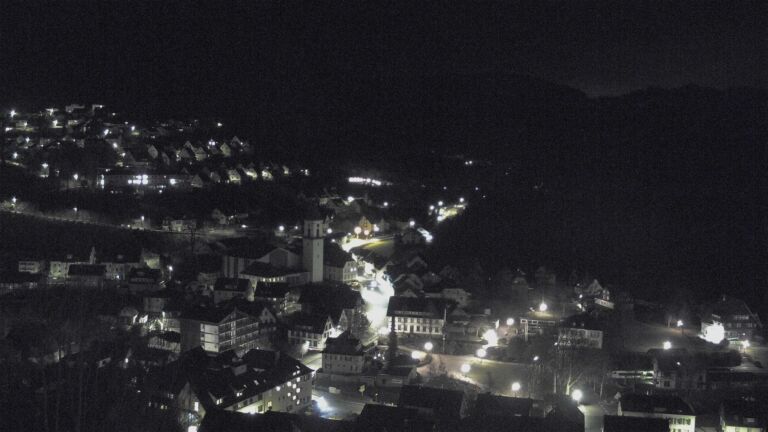 Dieses Bild zeigt eine Webcam-Aufnahme von Ottenhöfen, aufgenommen am Dienstag, den 10.02.2026 um 23:30 Uhr