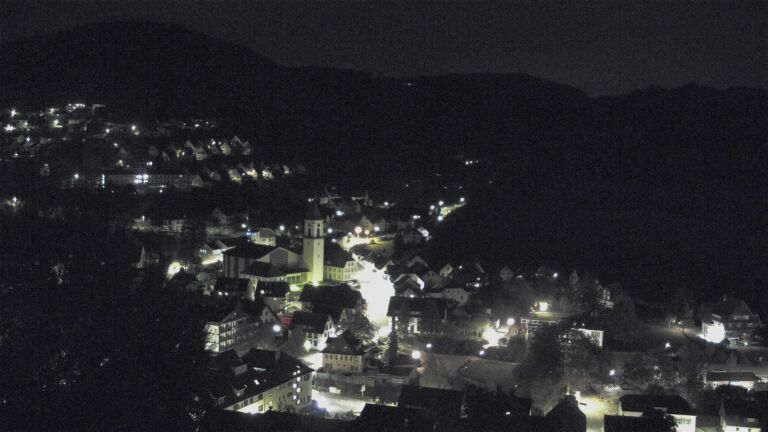 Dieses Bild zeigt eine Webcam-Aufnahme von Ottenhöfen, aufgenommen am Freitag, den 23.10.2026 um 05:50 Uhr