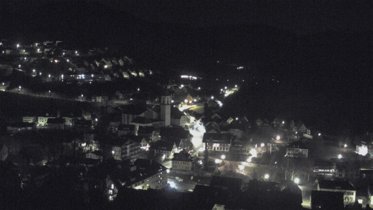 Dieses Bild zeigt eine Webcam-Aufnahme von Ottenhöfen, aufgenommen am Donnerstag, den 18.12.2025 um 03:30 Uhr