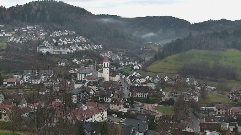 Dieses Bild zeigt eine Webcam-Aufnahme von Ottenhöfen, aufgenommen am Samstag, den 20.12.2025 um 10:20 Uhr