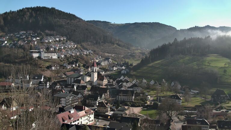 Dieses Bild zeigt eine Webcam-Aufnahme von Ottenhöfen, aufgenommen am Mittwoch, den 25.02.2026 um 15:10 Uhr