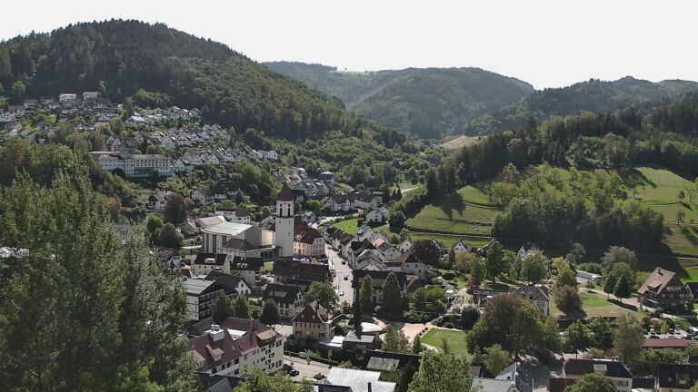 Dieses Bild zeigt eine Webcam-Aufnahme von Ottenhöfen, aufgenommen am Samstag, den 19.09.2026 um 12:20 Uhr
