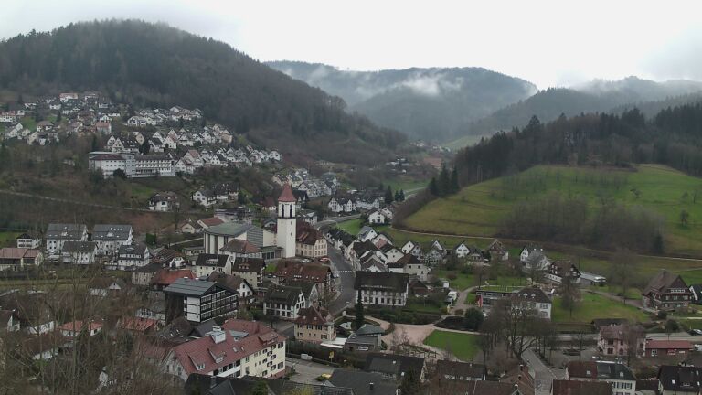 Dieses Bild zeigt eine Webcam-Aufnahme von Ottenhöfen, aufgenommen am Sonntag, den 15.03.2026 um 09:00 Uhr