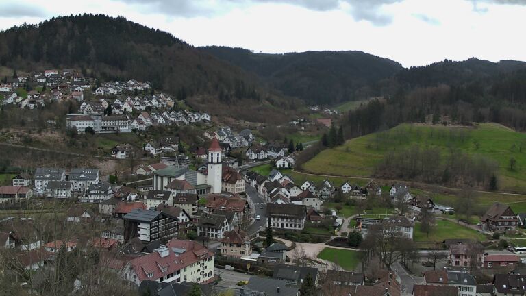 Dieses Bild zeigt eine Webcam-Aufnahme von Ottenhöfen, aufgenommen am Montag, den 16.03.2026 um 14:50 Uhr