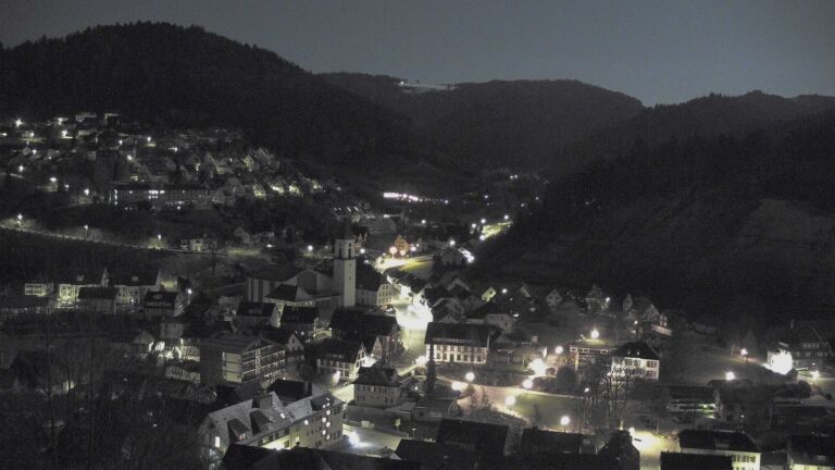 Dieses Bild zeigt eine Webcam-Aufnahme von Ottenhöfen, aufgenommen am Donnerstag, den 02.04.2026 um 02:30 Uhr