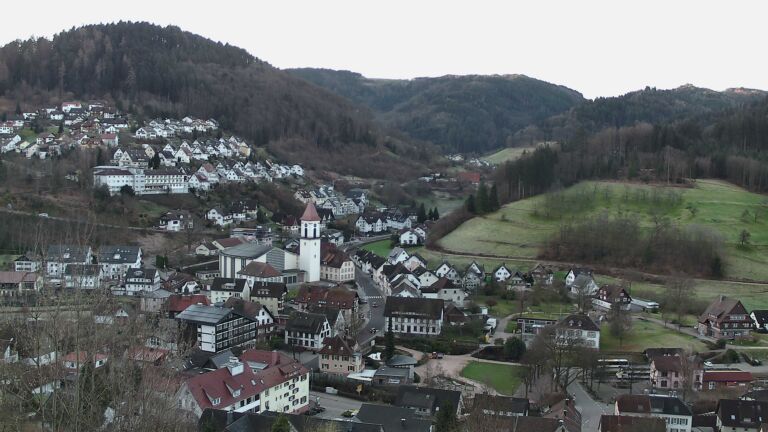 Dieses Bild zeigt eine Webcam-Aufnahme von Ottenhöfen, aufgenommen am Montag, den 02.03.2026 um 07:40 Uhr