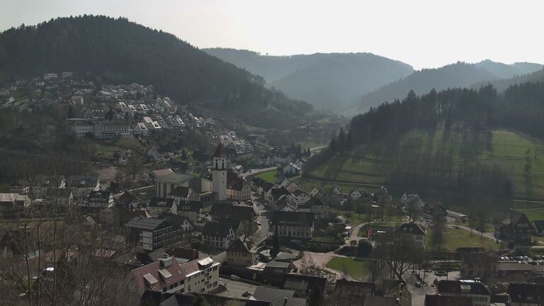 Dieses Bild zeigt eine Webcam-Aufnahme von Ottenhöfen, aufgenommen am Samstag, den 07.03.2026 um 12:50 Uhr