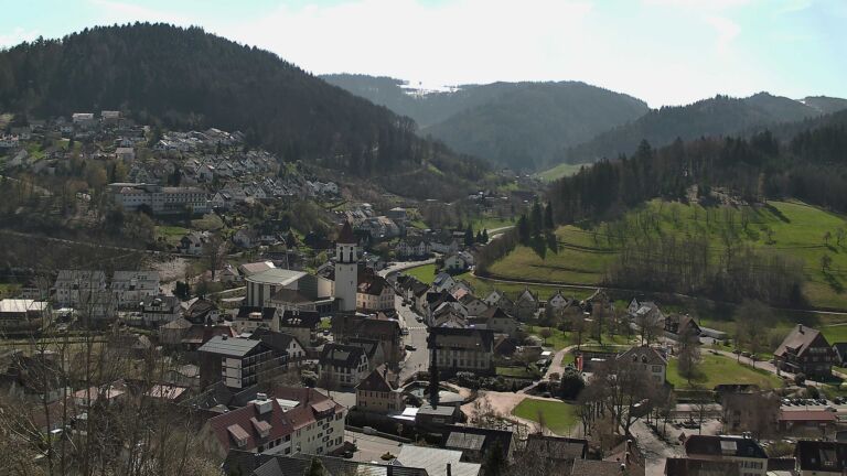 Dieses Bild zeigt eine Webcam-Aufnahme von Ottenhöfen, aufgenommen am Donnerstag, den 02.04.2026 um 12:40 Uhr