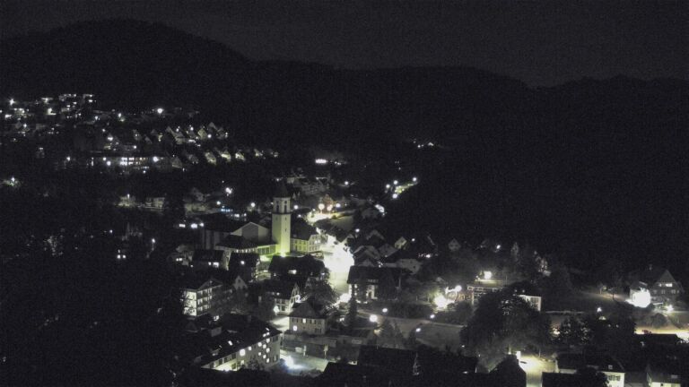 Dieses Bild zeigt eine Webcam-Aufnahme von Ottenhöfen, aufgenommen am Mittwoch, den 02.09.2026 um 22:00 Uhr