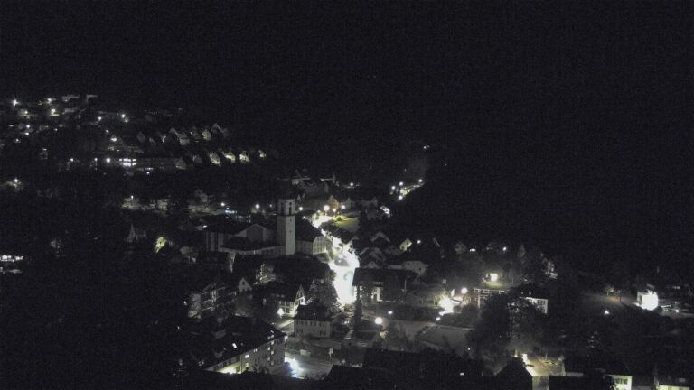 Dieses Bild zeigt eine Webcam-Aufnahme von Ottenhöfen, aufgenommen am Mittwoch, den 14.10.2026 um 01:00 Uhr